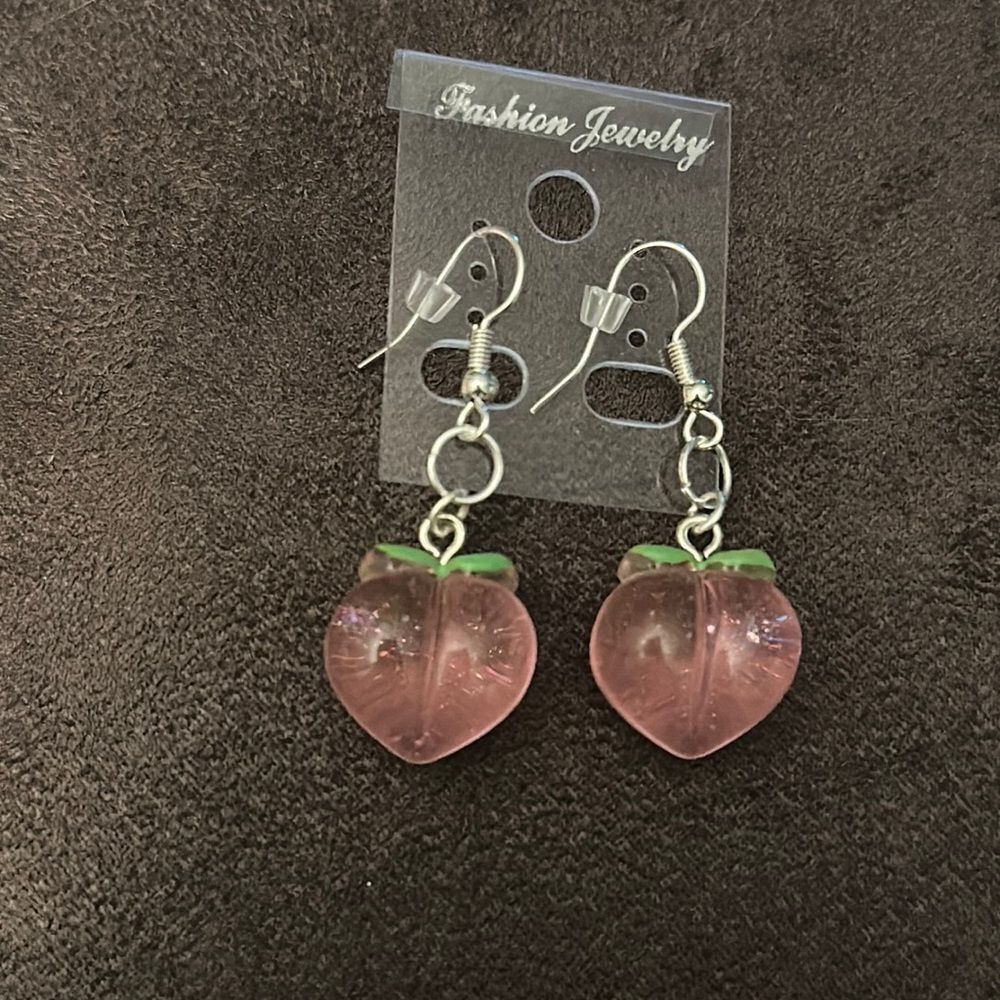 NEW peach earrings